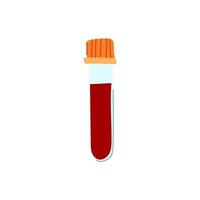 centrifuge blood test vial cartoon illustration vector