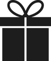 Bold Gift Box Silhouette - Ideal for Gifting and Event Design Projects vector