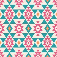 Modern color aztec geometric pattern. Colorful aztec southwestern geometric shape seamless pattern. Ethnic geometric pattern use for fabric, textile, home decoration elements, upholstery, etc. vector