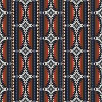 Colorful Native American geometric pattern. Colorful aztec southwestern geometric shape seamless pattern. Native American Indian pattern use for textile, home decoration elements, upholstery. vector