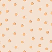 Simple hand drawn dots seamless pattern. Design for fabric, textile, wrapping paper, wallpaper, cover vector