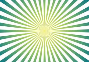 Green sun-burst illustration color background for design elements. vector