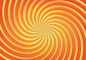 Sun-rays spiral, wavy gradient color background. Illustration style. vector