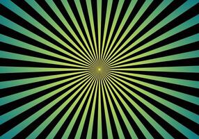 Green starburst circular pattern in illustration style. vector