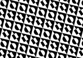 Abstract geometric background in black and white for design elements. Illustration style. vector