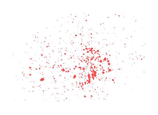 Red Paint splatter background