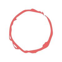 grunge circle brush strokes for frames vector