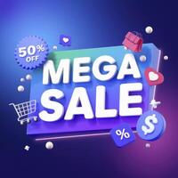 Mega Sale Announces Big Discounts with 3D Design photo