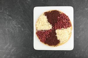 Martabak Manis, ASian Honeycomb Pancake with Various Topping photo