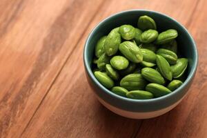 Peeled Petai Stinky Bean photo
