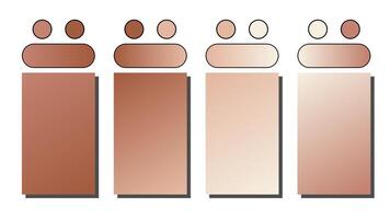 Set of gradient background. Cover set design with cream, peach, desert sun, coral color. Beautiful abstract gradient for covers, wallpapers, branding, business cards illustration vector