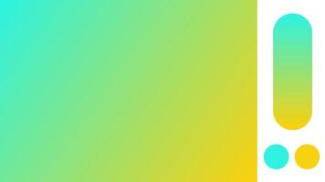 Cyan and gold gradient background with light blurred pattern. Abstract illustration with gradient blur design. Blurred colored abstract background. Colorful gradient illustration vector