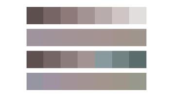 Coffee Pot color palette. Mono, analogous, complementary, triad color. Color palette for ui ux design. Abstract illustration for your graphic design vector