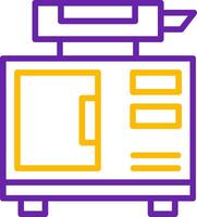 Eco Generator Line Two Color Icon vector