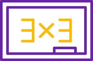 Blackboard Line Two Color Icon vector