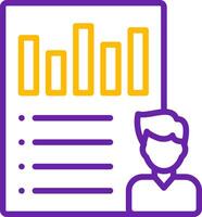 User Scenarios Line Two Color Icon vector