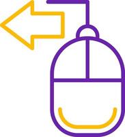 Mouse Line Two Color Icon vector