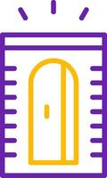 Pencil Sharpener Line Two Color Icon vector