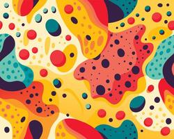 Graffiti pop art background on the wall abstract colorfull pattern vector