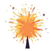 firework exploding celebrating icon isolated isolated vector