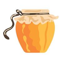 honey jar isolated icon vector