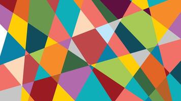 Colorful abstract background with triangles vector