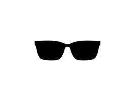 Sun Eye Glasses Silhouette, Front View, Flat Style, can use for Pictogram, Logo Gram, Apps, Art Illustration, Template for Avatar Profile Image, Website, or Graphic Design Element vector