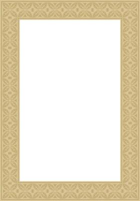 square gold ancient Russian ornament. Slavic rectangle, border, frame. Painting of the royal chambers.