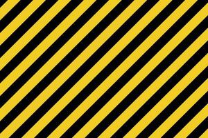 Black and yellow diagonal line striped pattern . Warning striped rectangular background . illustration vector