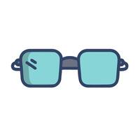 Glasses icon isolated on white background vector