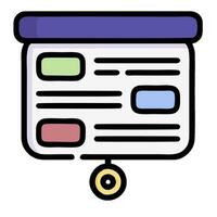 A calendar icon with a clock on it vector