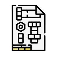A circuit board with a circuit board and a circuit board vector