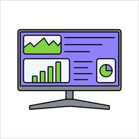 Graphic Display Icon Illustration vector