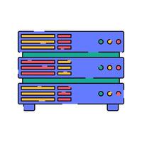Database Server Icon Illustration vector