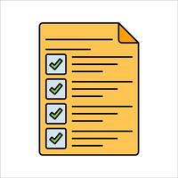 Task List Icon Illustration vector