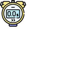 A stopwatch icon on a white background vector