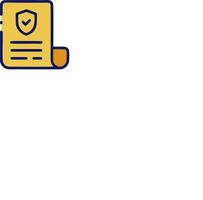 A document with a check mark on it vector