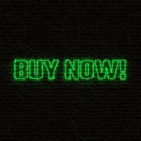 NEON BUY NOW WITH DARK BACKGROUND photo