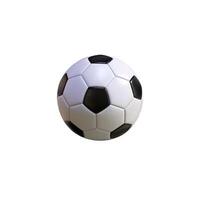 Classic Football Soccer Ball With White Background photo