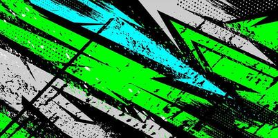 Abstract Car decal design . Graphic abstract stripe racing background kit designs for wrap vehicle, race car, rally, adventure and livery vector