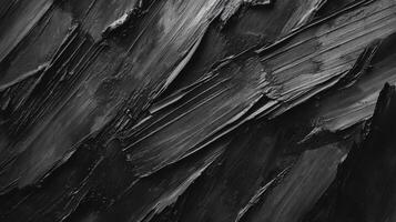 Abstract Black and White Paint Strokes photo
