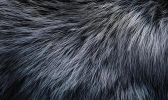 The fur of a cat is shown in a close up photo