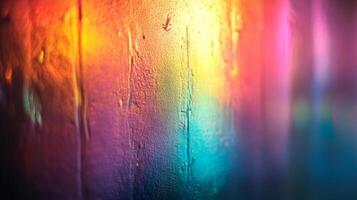 Abstract Colorful Texture with Light Streaks on a Rough Surface photo