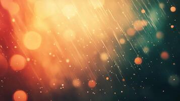 Abstract Blurred Background with Diagonal Lights and Bokeh photo
