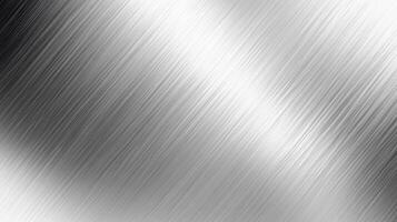 Brushed Metal Surface with Diagonal Lines and Gradient photo