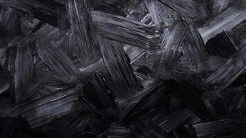 Abstract Black and White Brushstroke Pattern photo