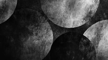 Overlapping Circles with a Grunge Texture photo