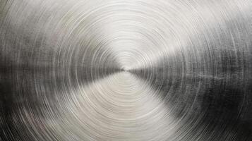 Circular Brushed Metal Surface with Circular Pattern photo