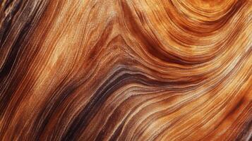 Close-up of Swirling Wood Grain Pattern photo