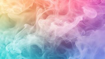 Abstract Colorful Smoke Pattern with Gradient Background photo